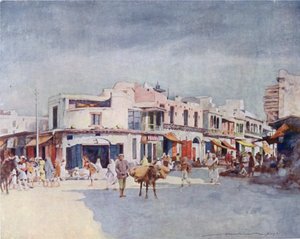 Una escena de calle de Mortimer Ludington Menpes